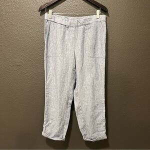 J. Jill, Pure Jill, Linen Roll Tab Pants
